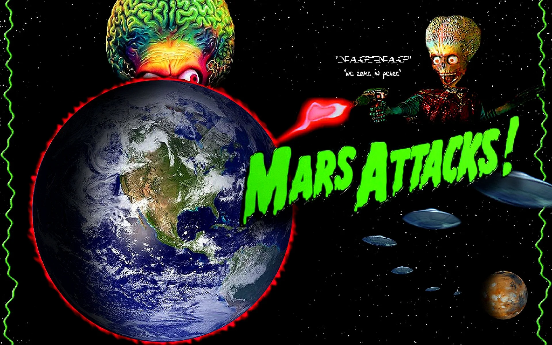 Mars Attacks Wallpaper