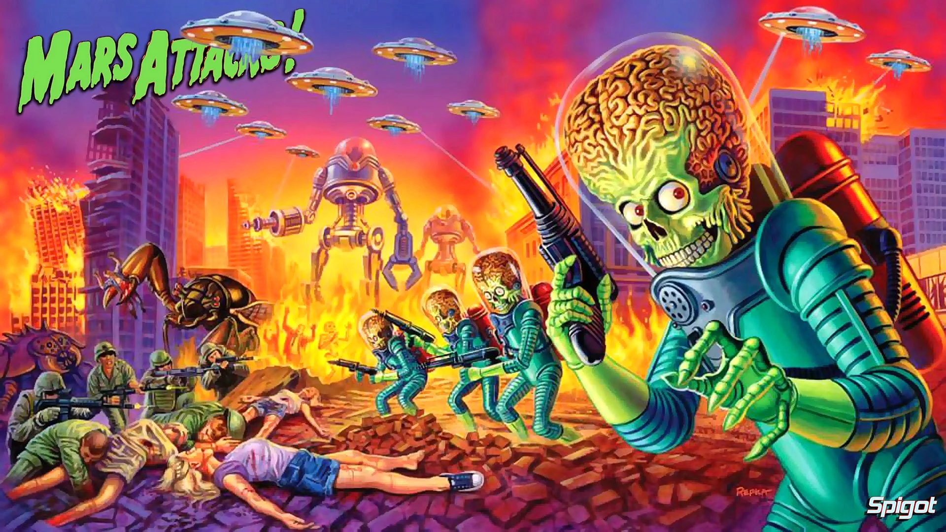 Mars Attacks 1996 Wallpaper