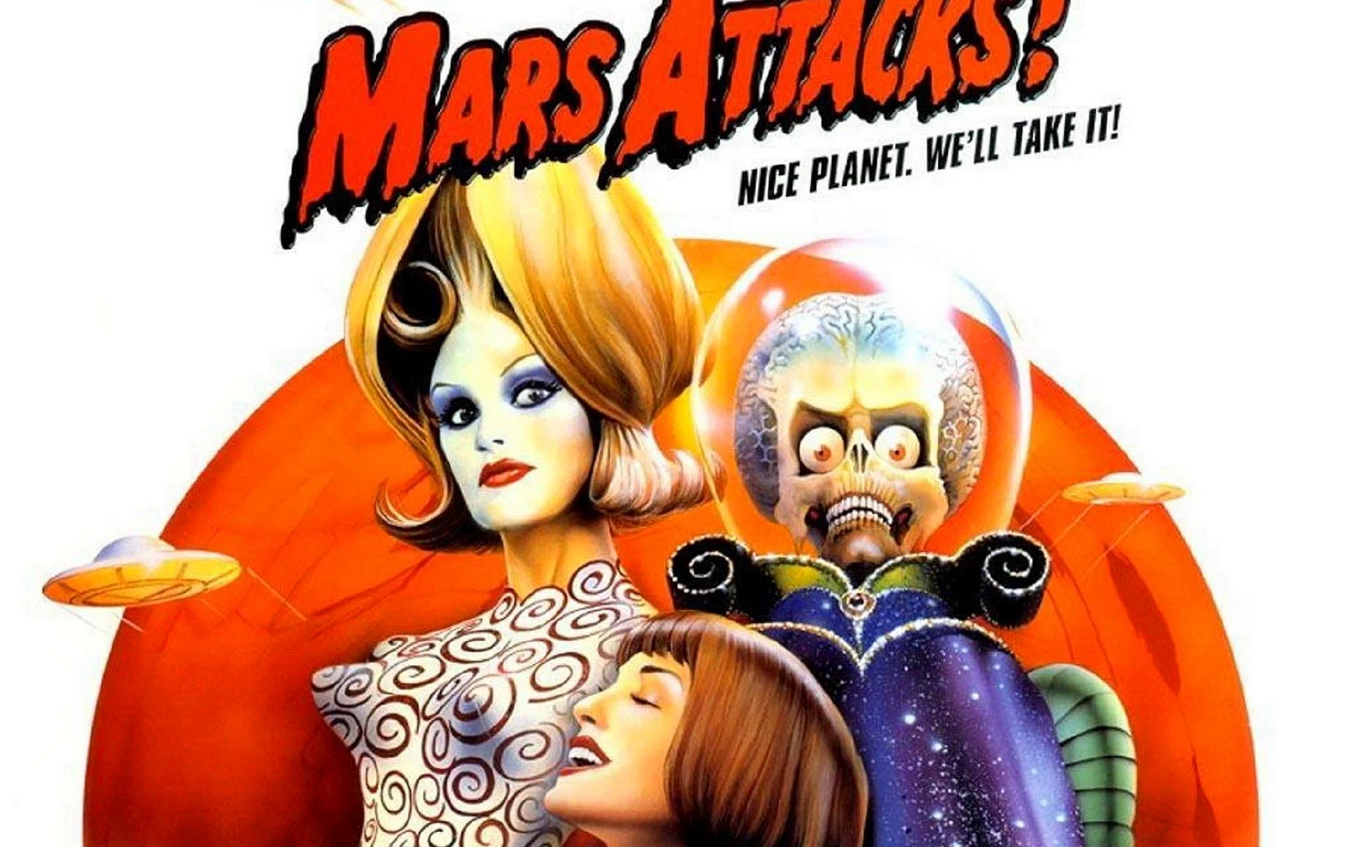 Mars Attacks 1996 Wallpaper