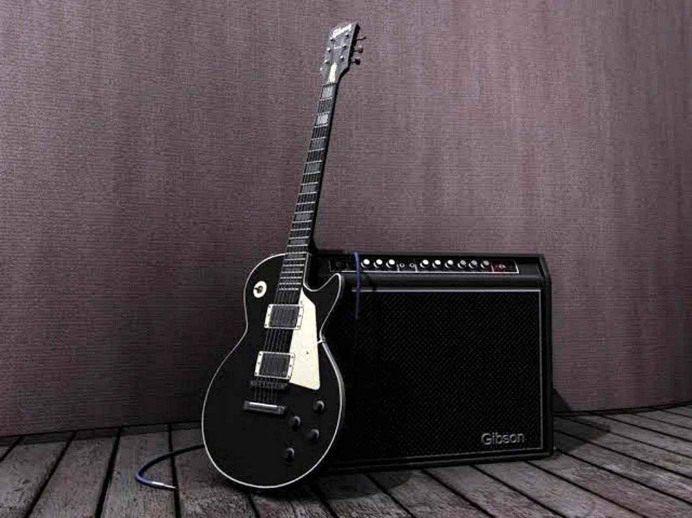 Marshall Amplifier Gibson Les Paul Wallpaper