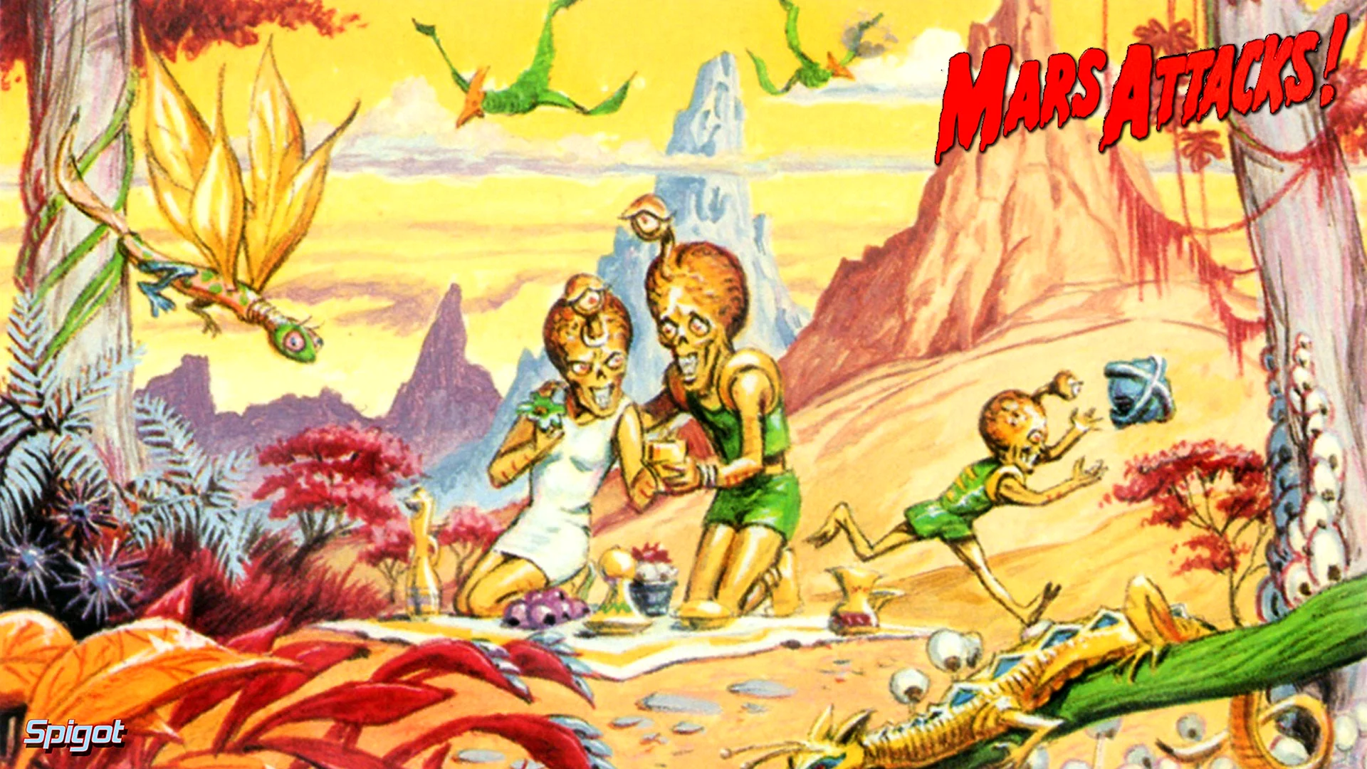 Martian Mars Attacks Wallpaper