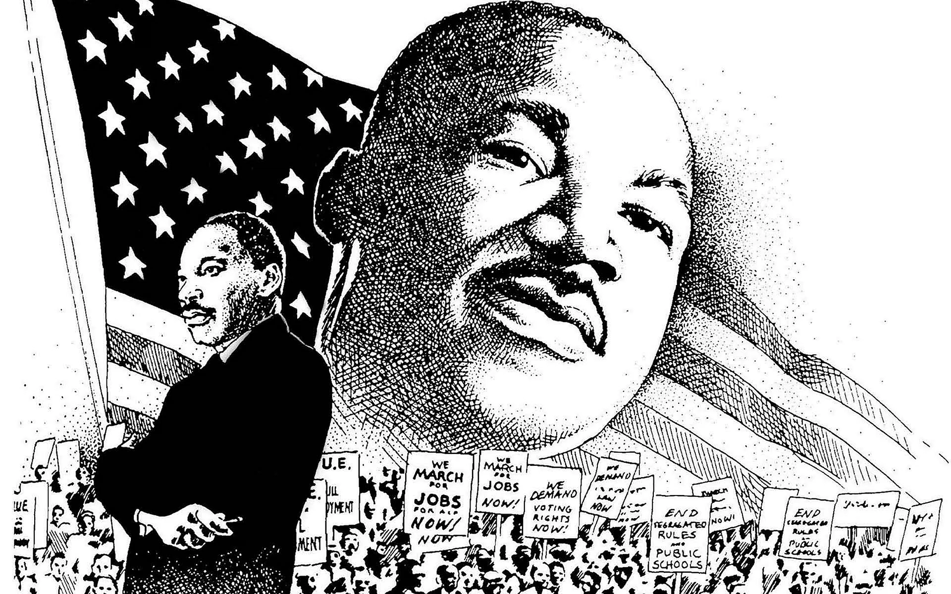 Martin Luther King Jr Art Wallpaper