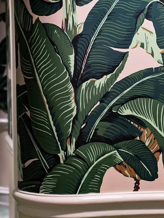 Martinique Banana Leaf Wallpaper
