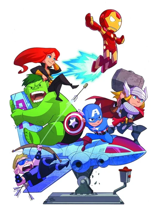 Marvel Avengers Cartoon Wallpaper