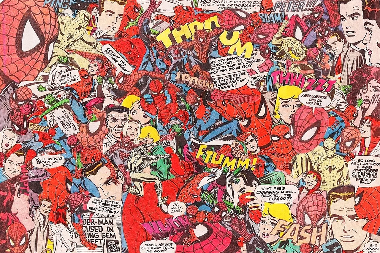 Marvel Comics Pattern Wallpaper