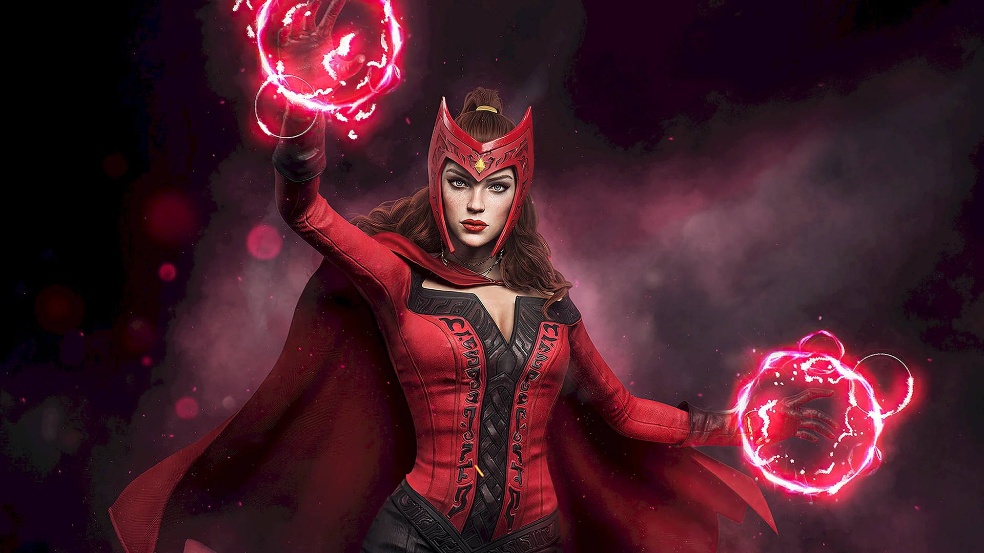 Marvel Future Revolution Scarlet Witch Wallpaper