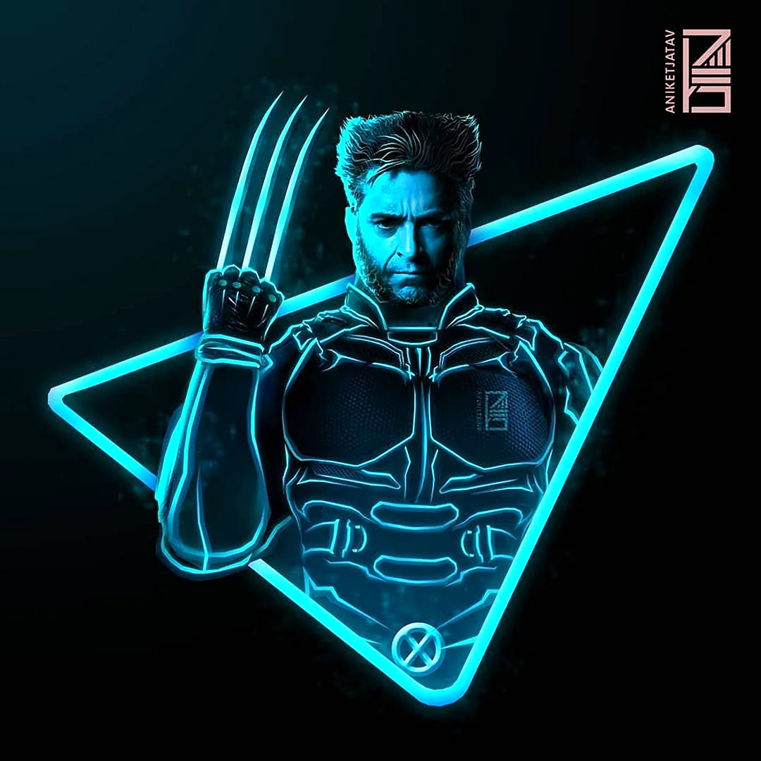 Marvel Neon Wallpaper