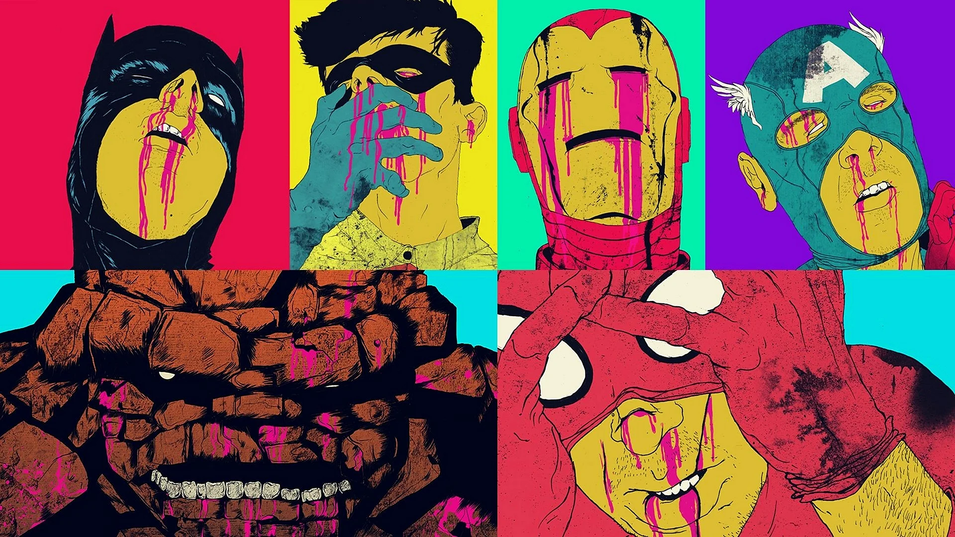 Marvel Pop Art Wallpaper