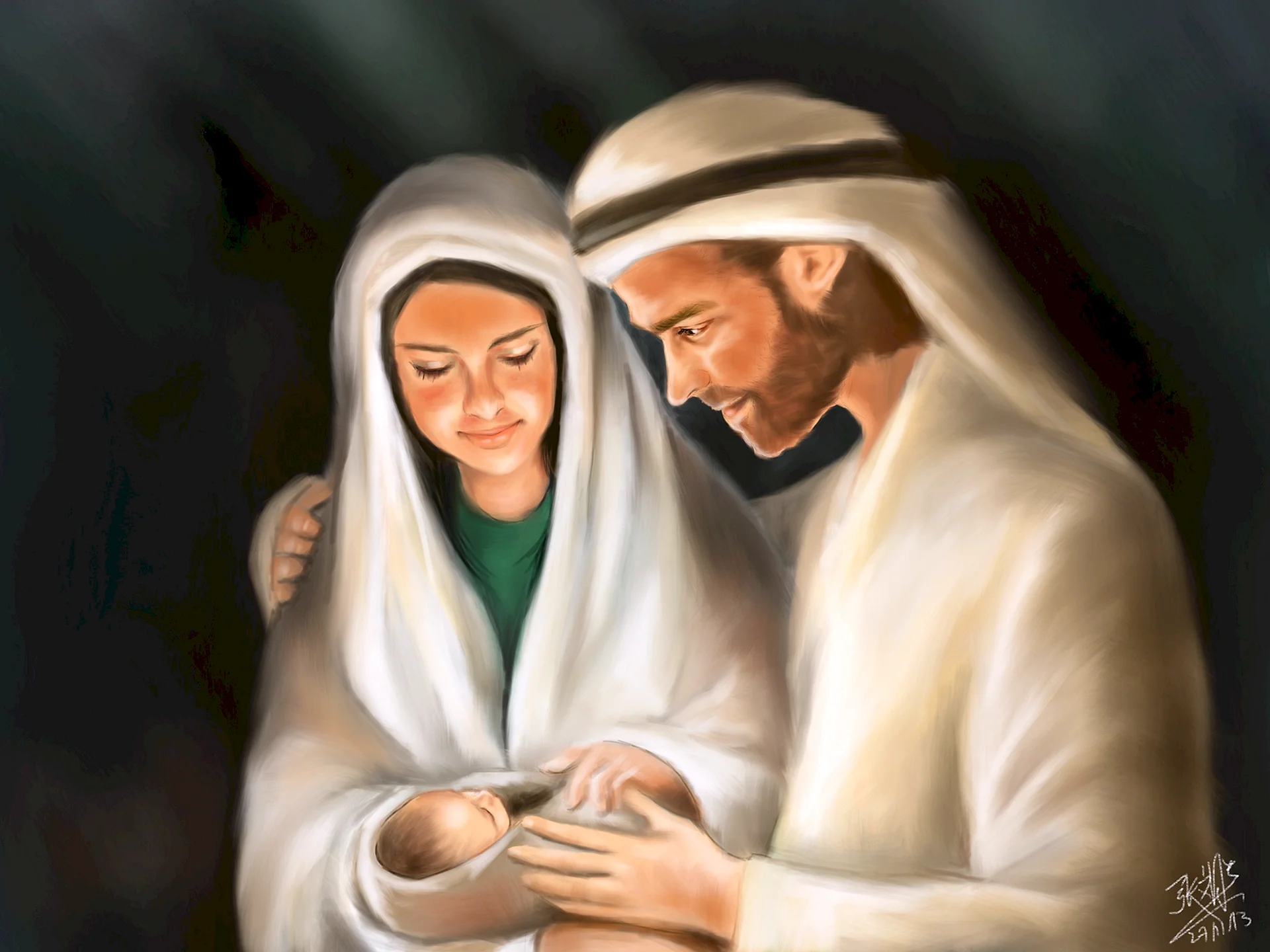 Mary And Joseph Wallpaper