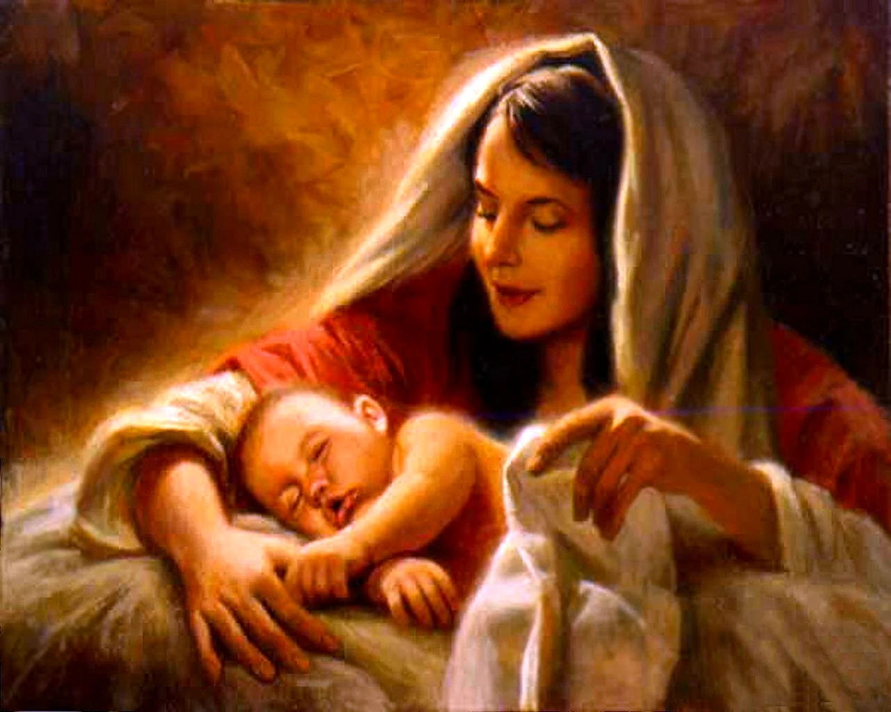 Mary Baby Jesus Wallpaper