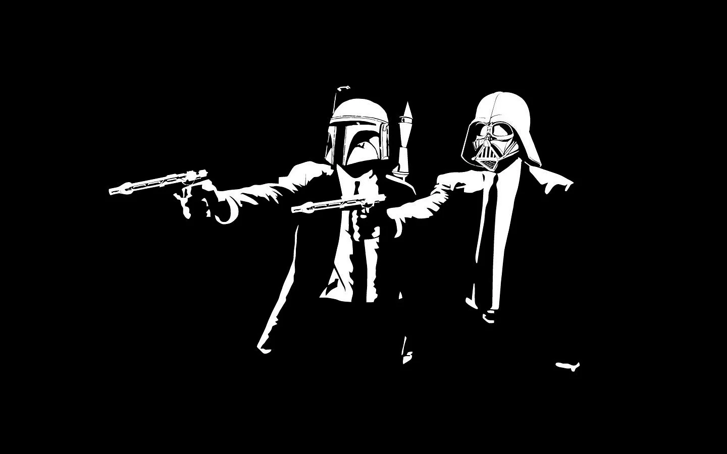 Mashup Pulp Fiction Daft Punk Wallpaper