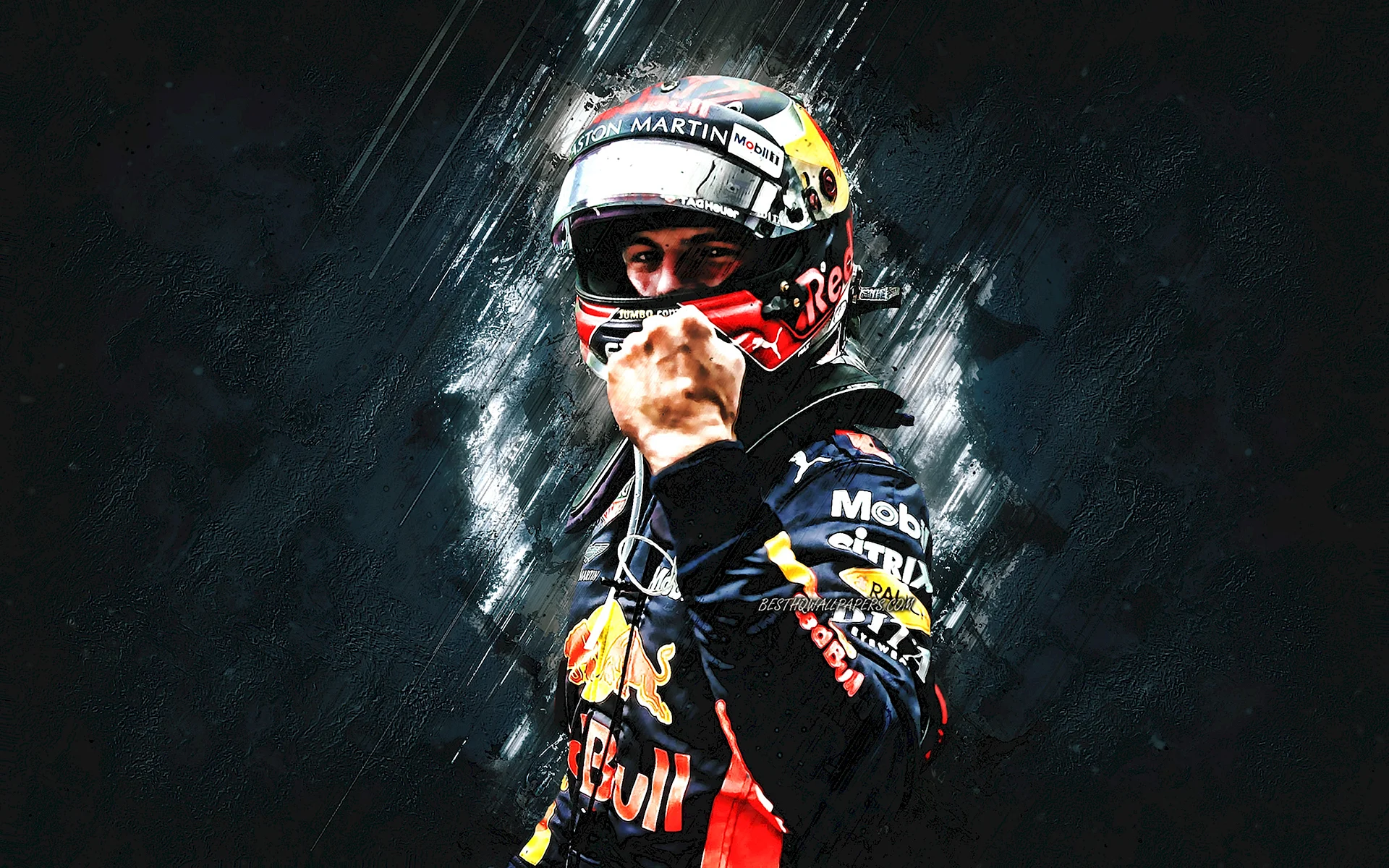 Max Verstappen 33 Racing Red Bull Wallpaper