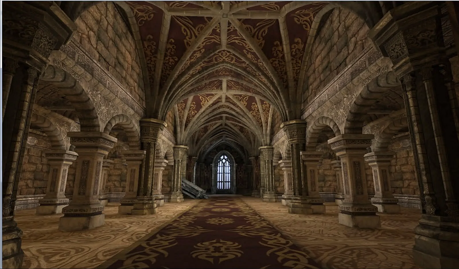 Medieval Castle Interior Wallpaper