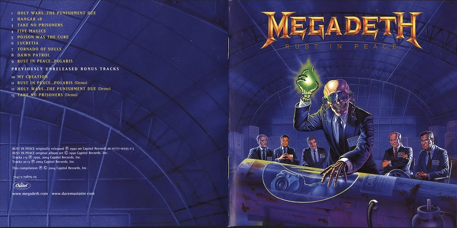 Megadeth Rust In Peace 1990 Wallpaper