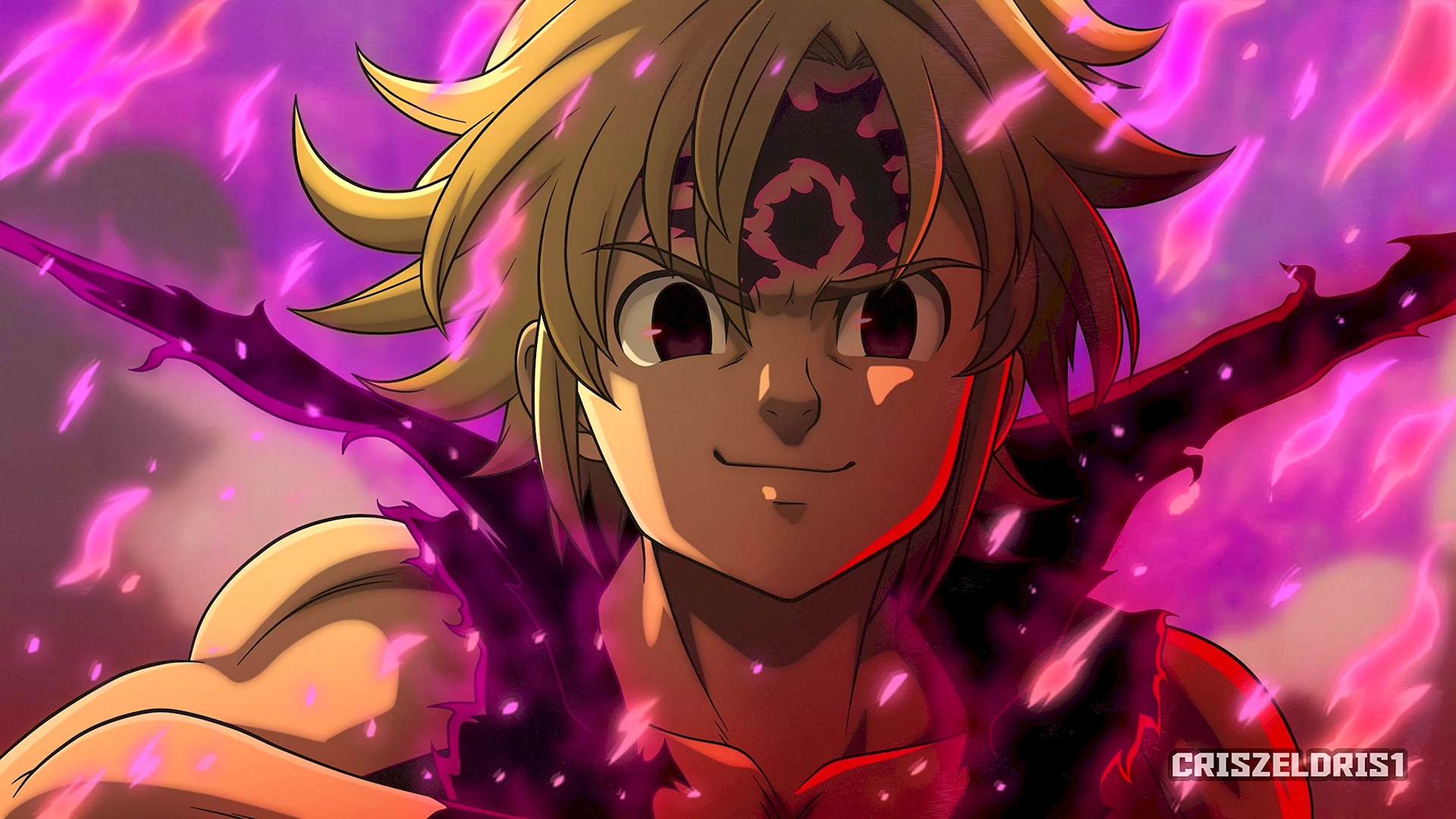 Meliodas Assault Mode Wallpaper