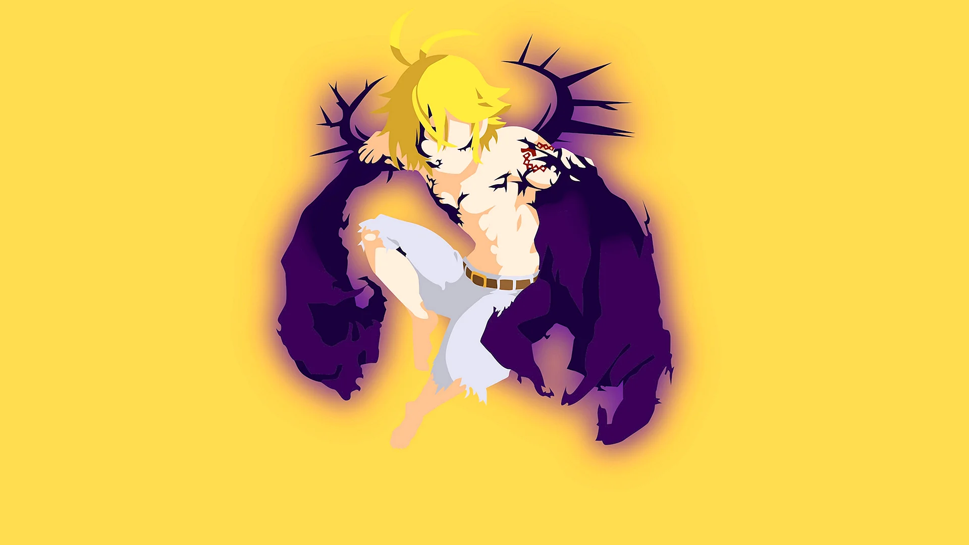 Meliodas Minimalist Wallpaper