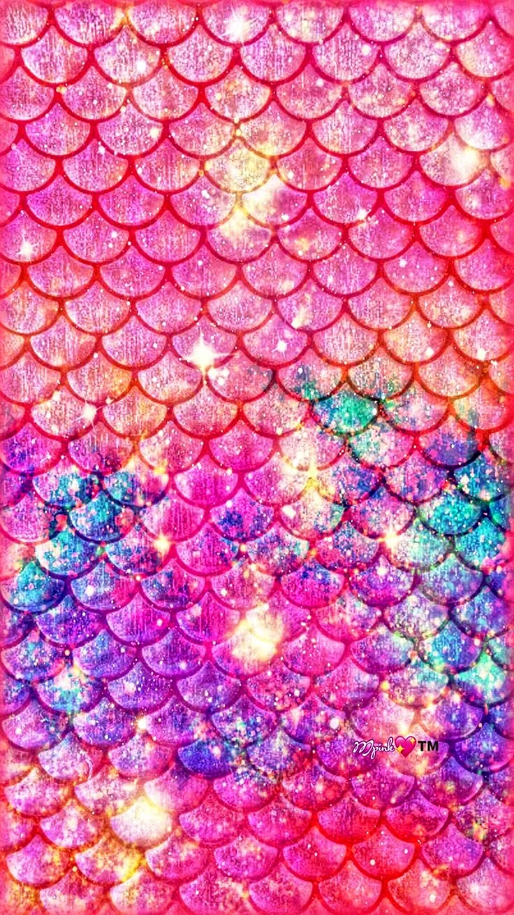 Mermaid Glitter Wallpaper