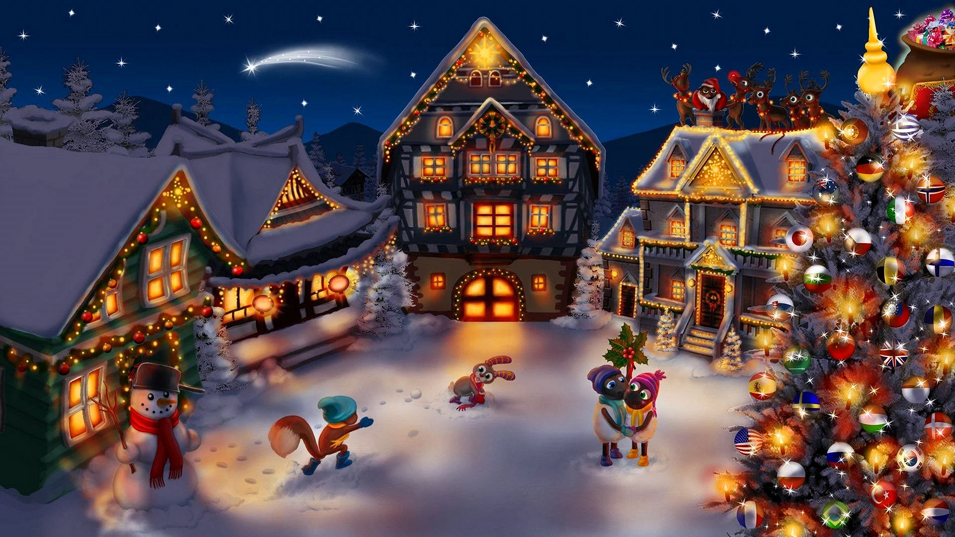 Merry Christmas Game Wallpaper