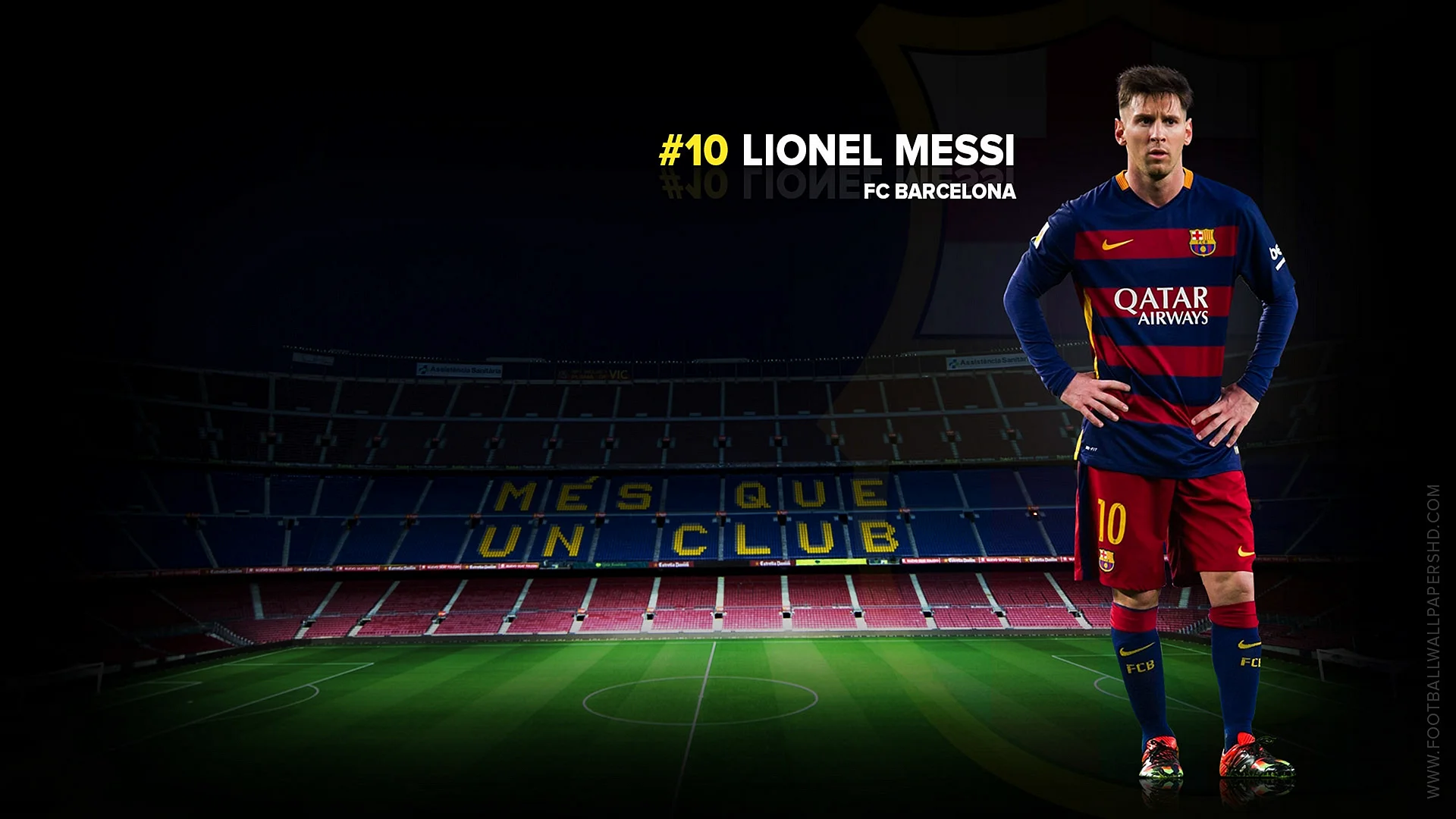 Messi Camp Nou Wallpaper