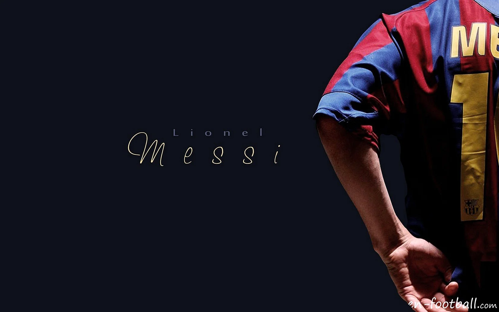 Messi Football Banner Wallpaper
