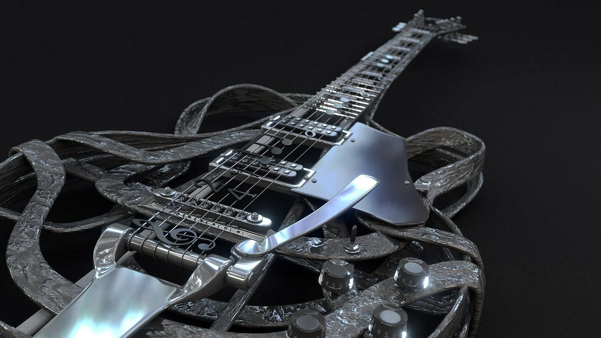 Metal Guitar Wallpaper