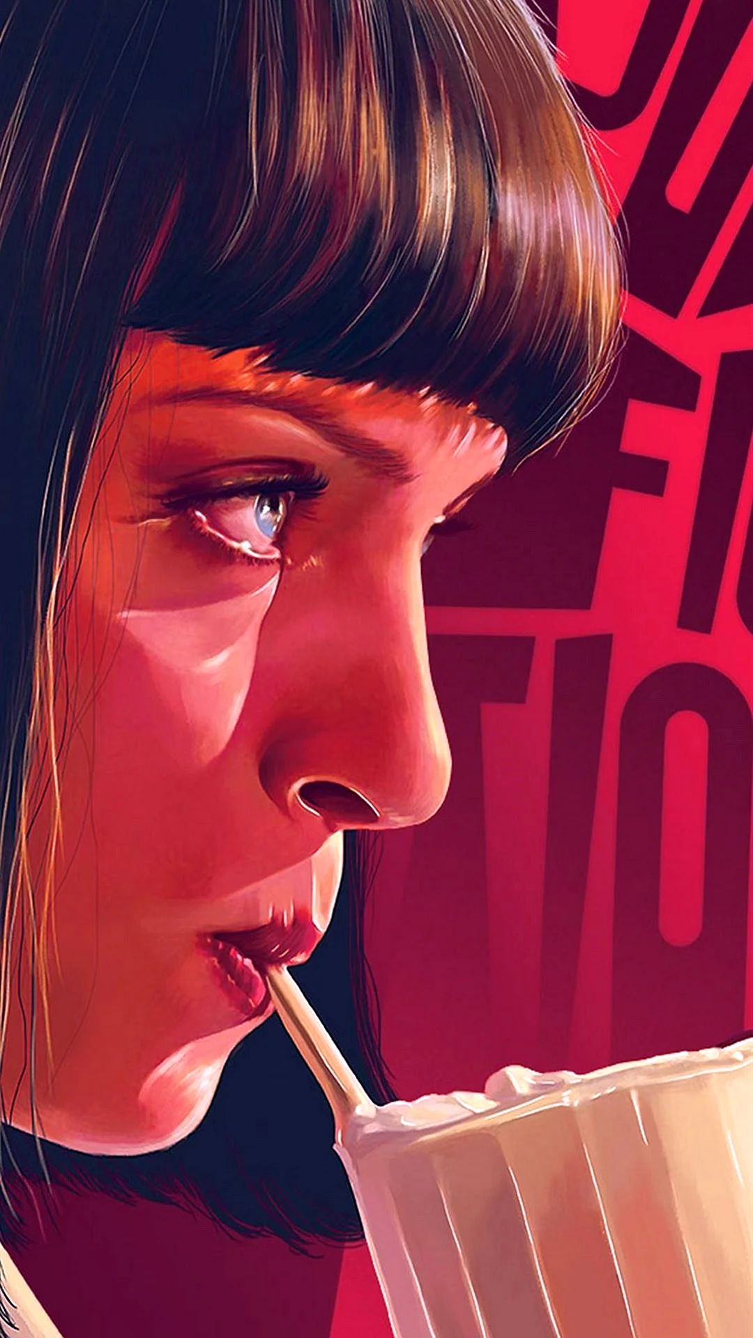 Mia Wallace Wallpaper For iPhone