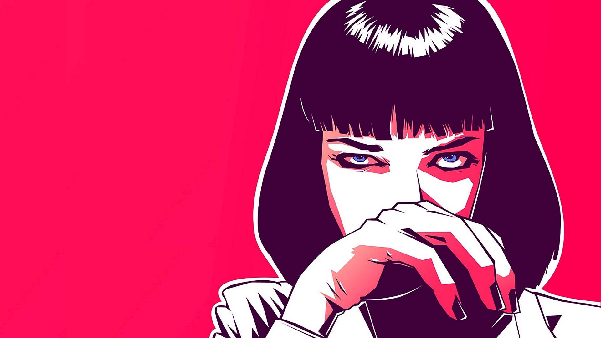 Mia Wallace Pulp Fiction Wallpaper