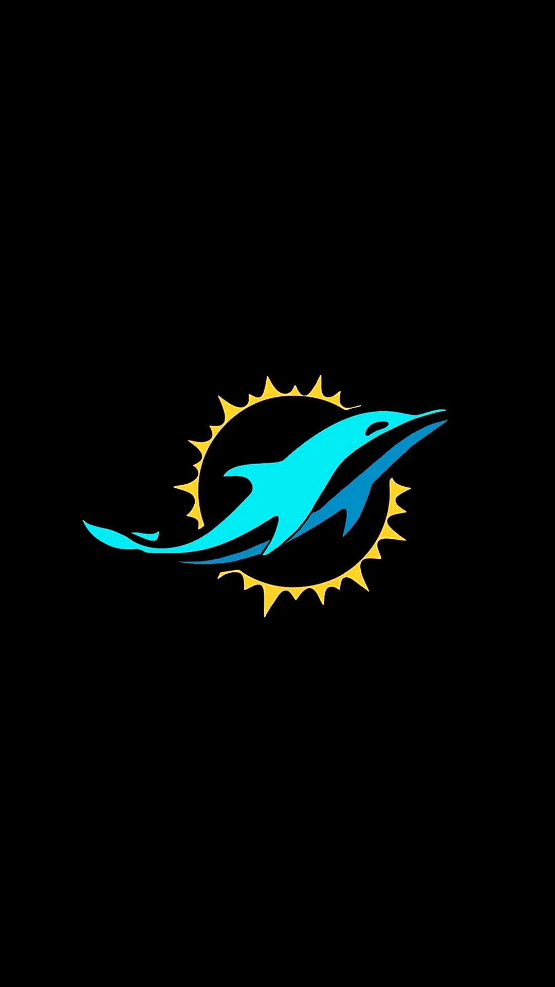 Miami Dolphins Logo Phone Wallpaper For iPhone