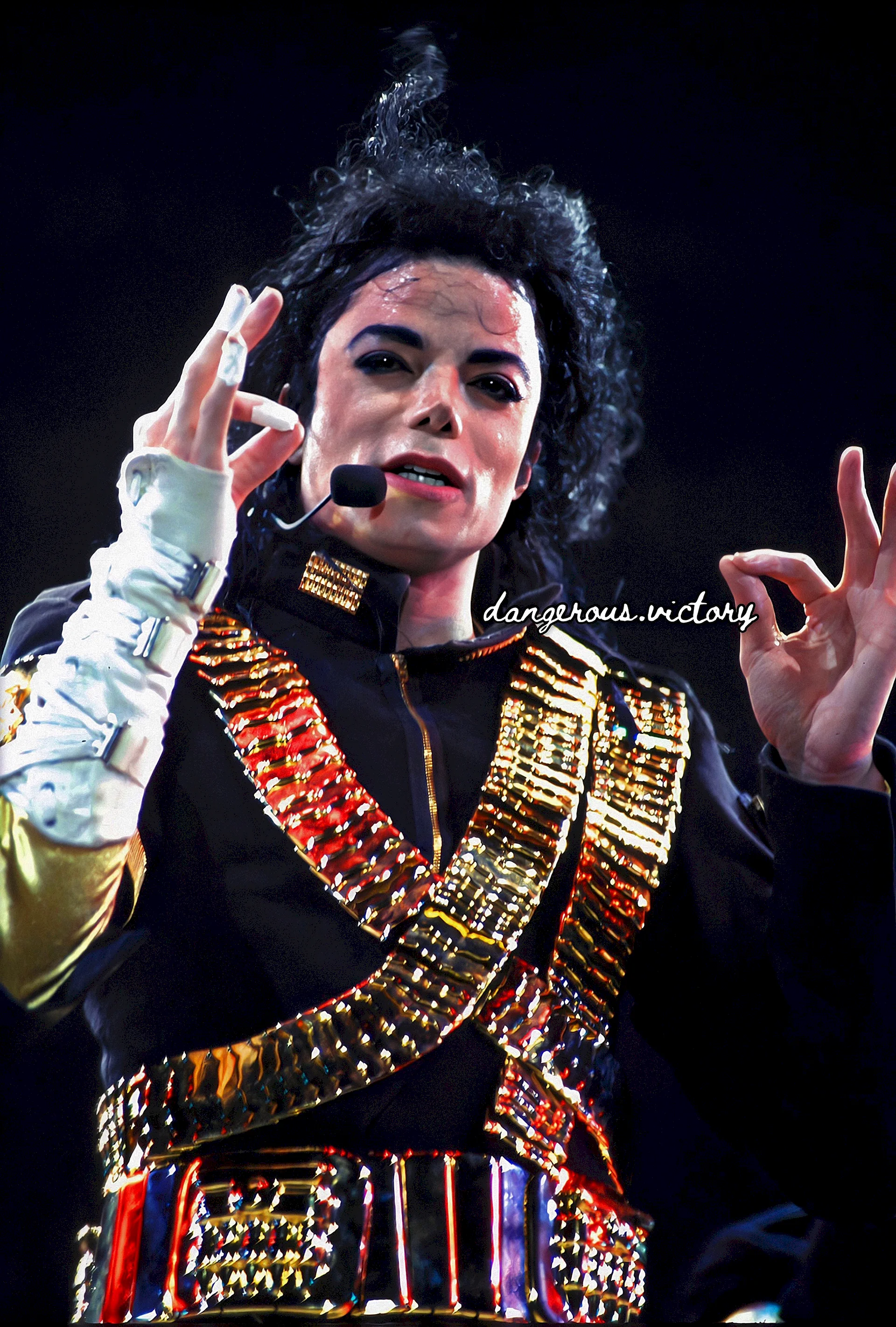 Michael Jackson 1997 Concert Wallpaper