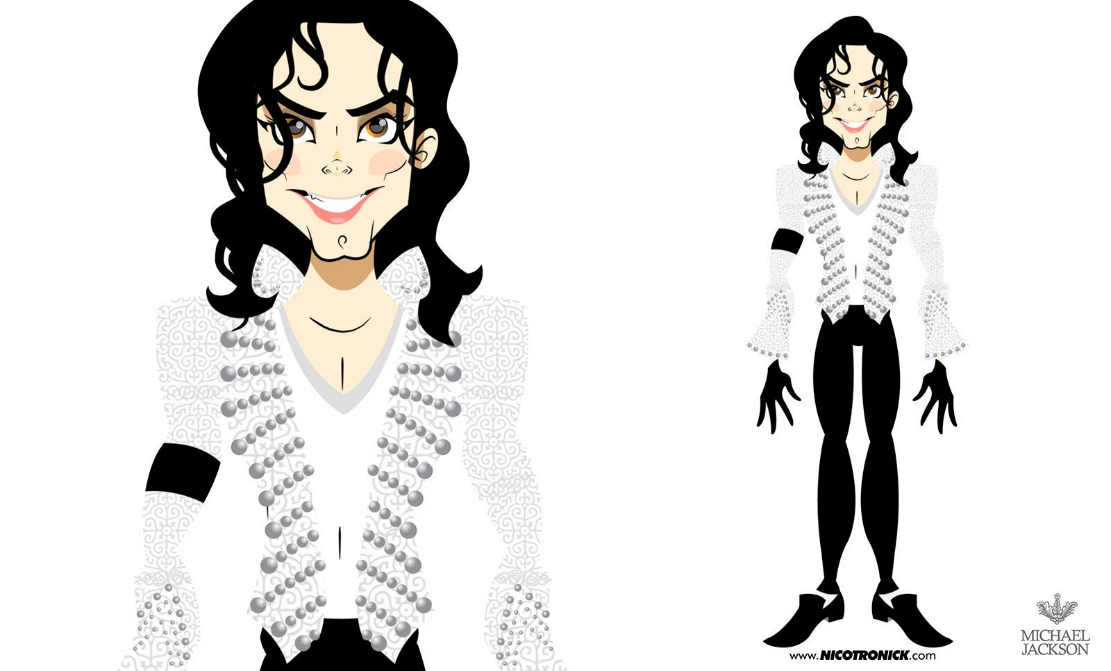 Michael Jackson Cartoon Wallpaper