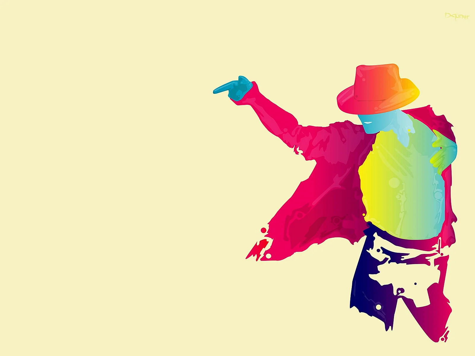 Michael Jackson Minimalist Wallpaper