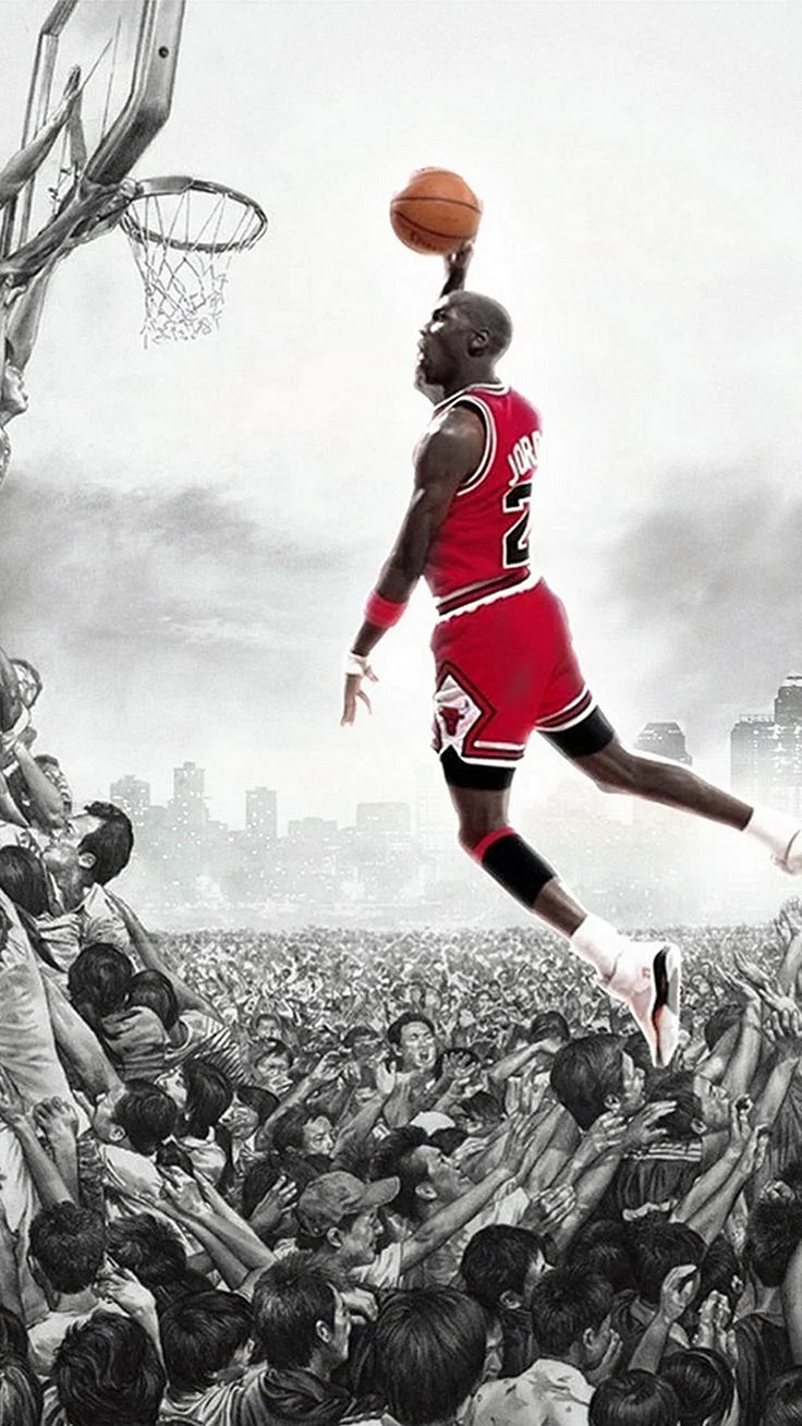 Michael Jordan Basketball Wallpaper For iPhone