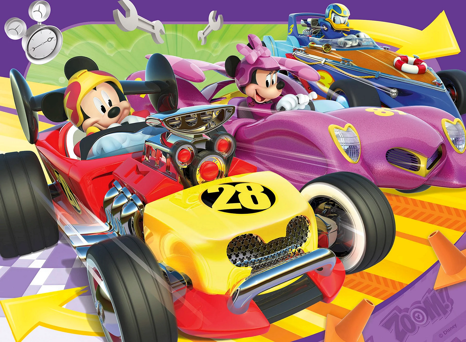 Mickey And The Roadster Racers Wallpaper