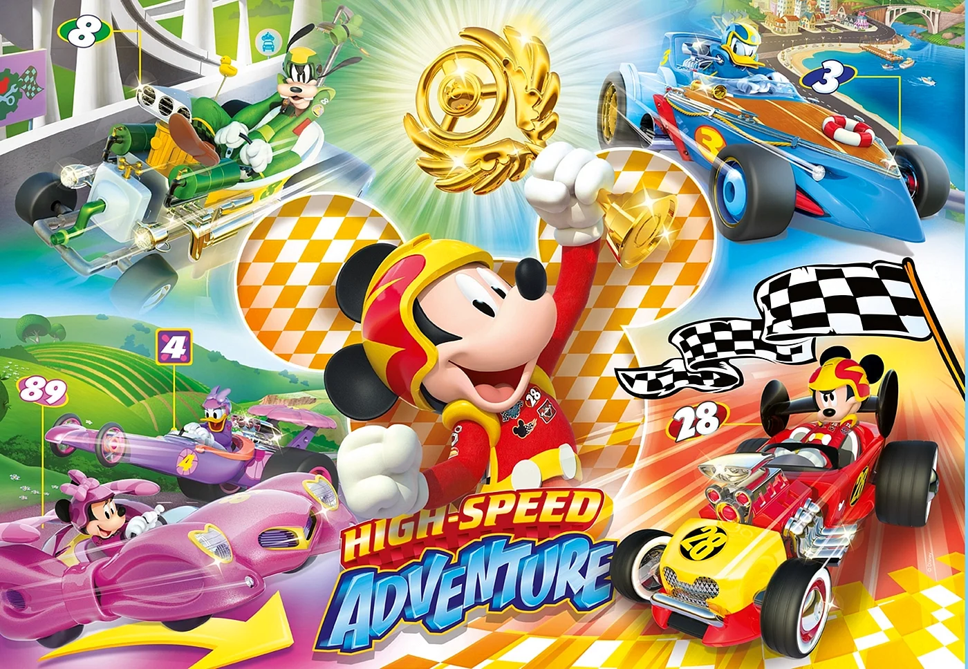 Mickey And The Roadster Racers Wallpaper