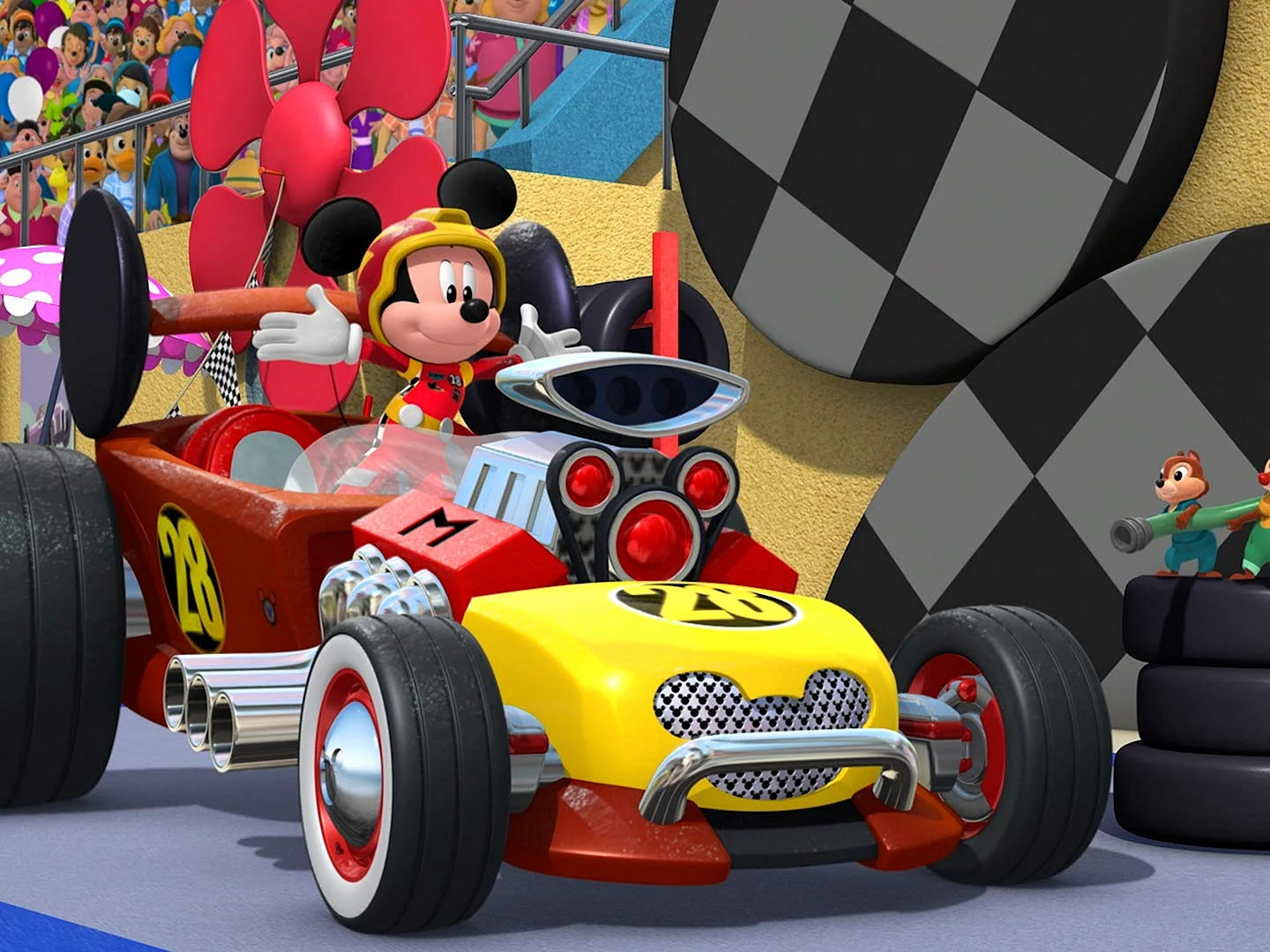 Mickey And The Roadster Racers Season 2 Wallpaper