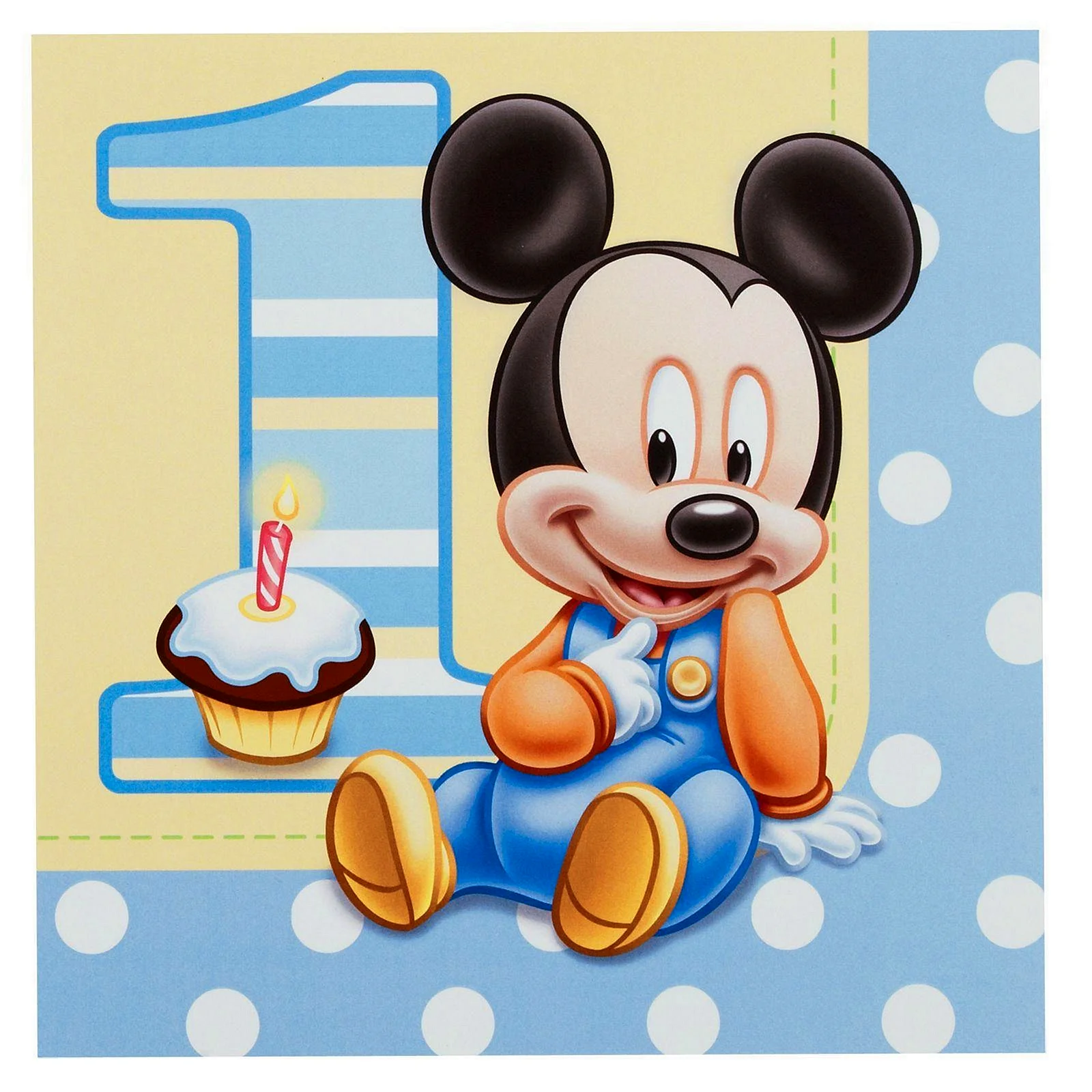 Mickey Mouse 1st Birthday Wallpaper