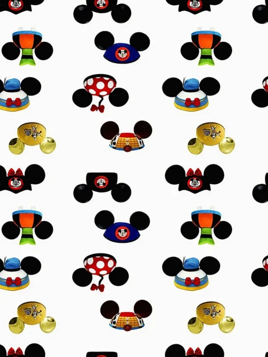 Mickey Mouse Seamless Pattern Wallpaper