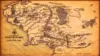 Middle Earth Map Lord Of The Rings Wallpaper