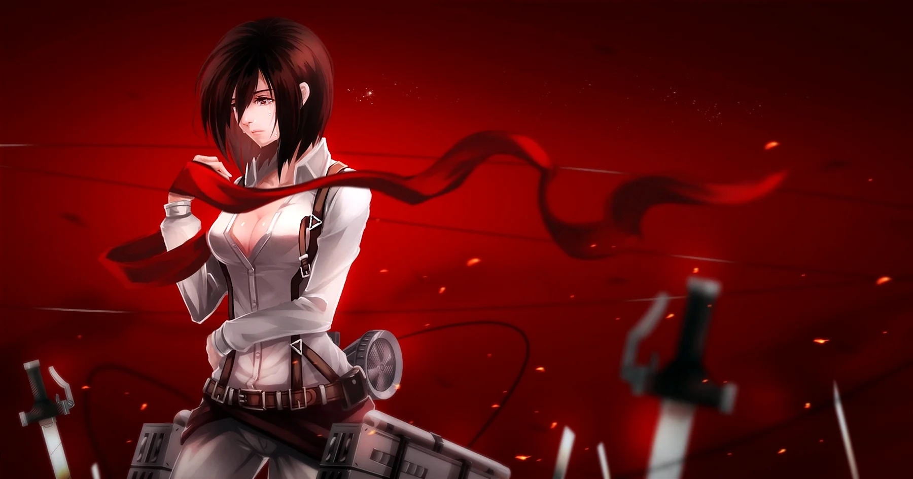 Mikasa Ackerman Titan Wallpaper