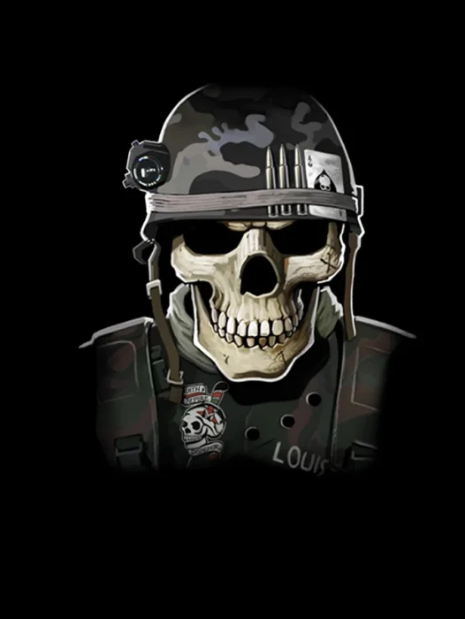 Military Skull Wallpaper