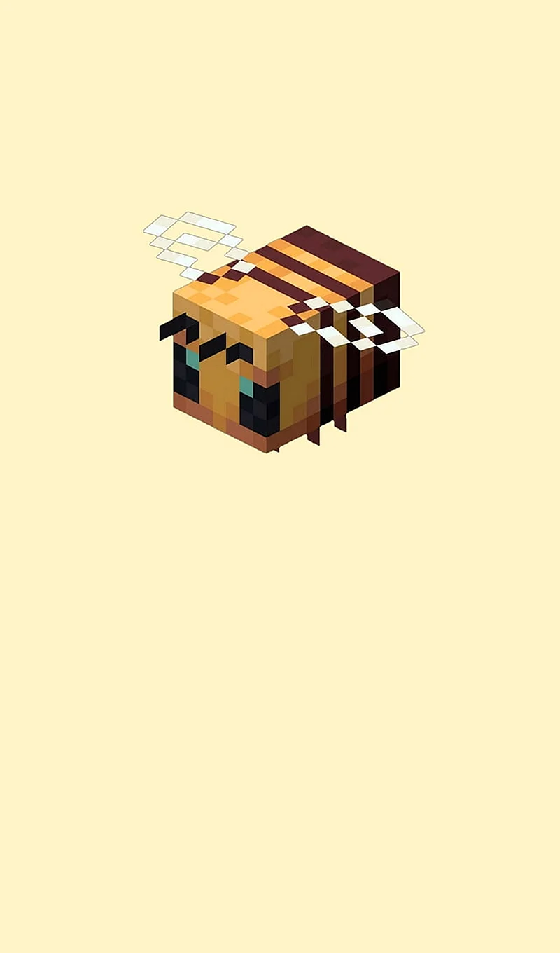 Minecraft Bee Wallpaper For iPhone