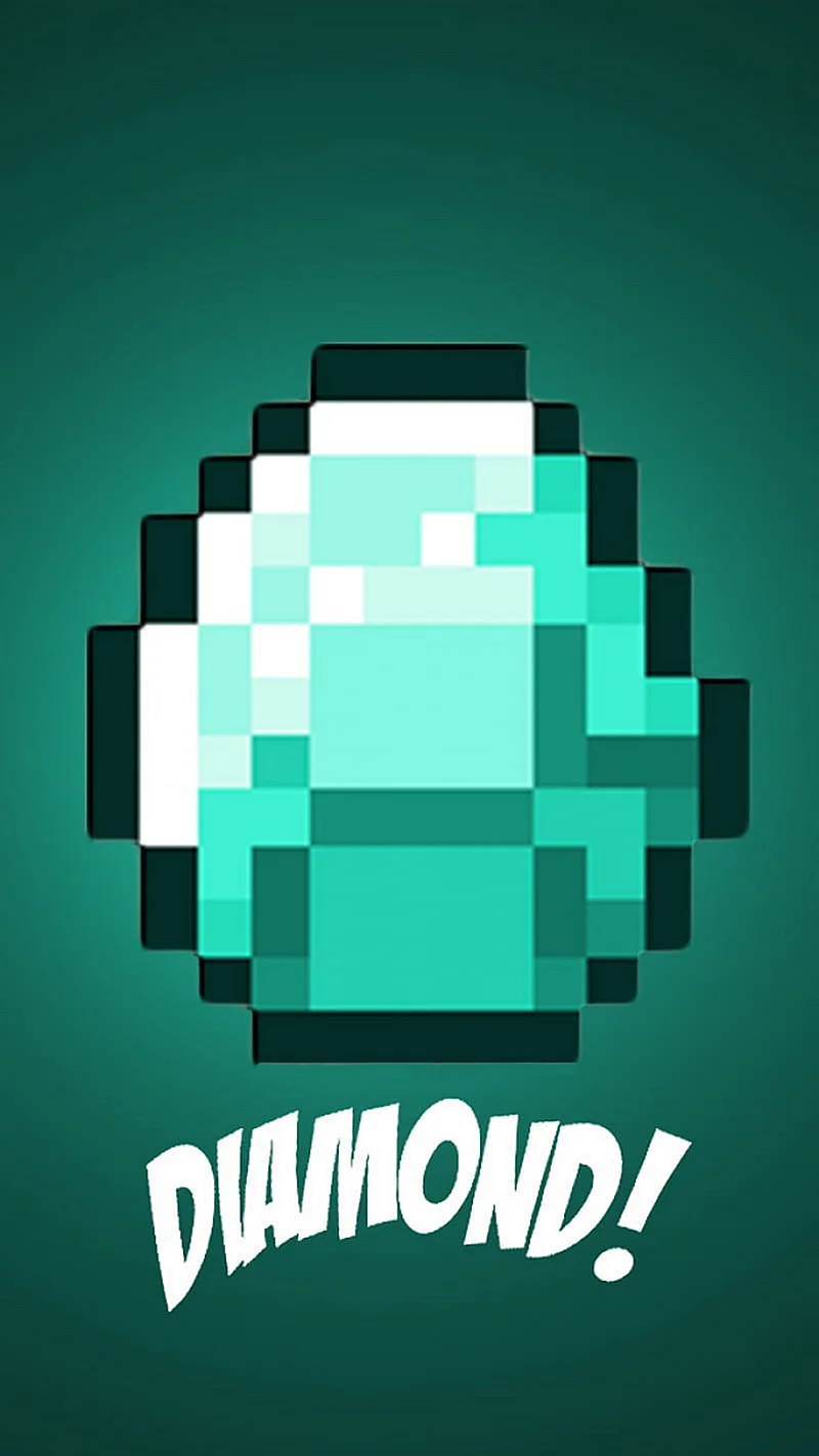 Minecraft Diamond Wallpaper For iPhone