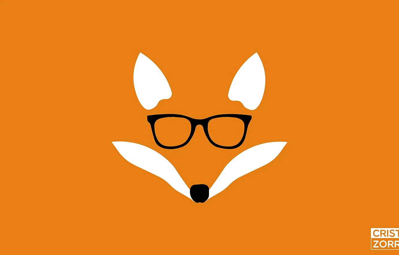 Minimalist Fox Wallpaper