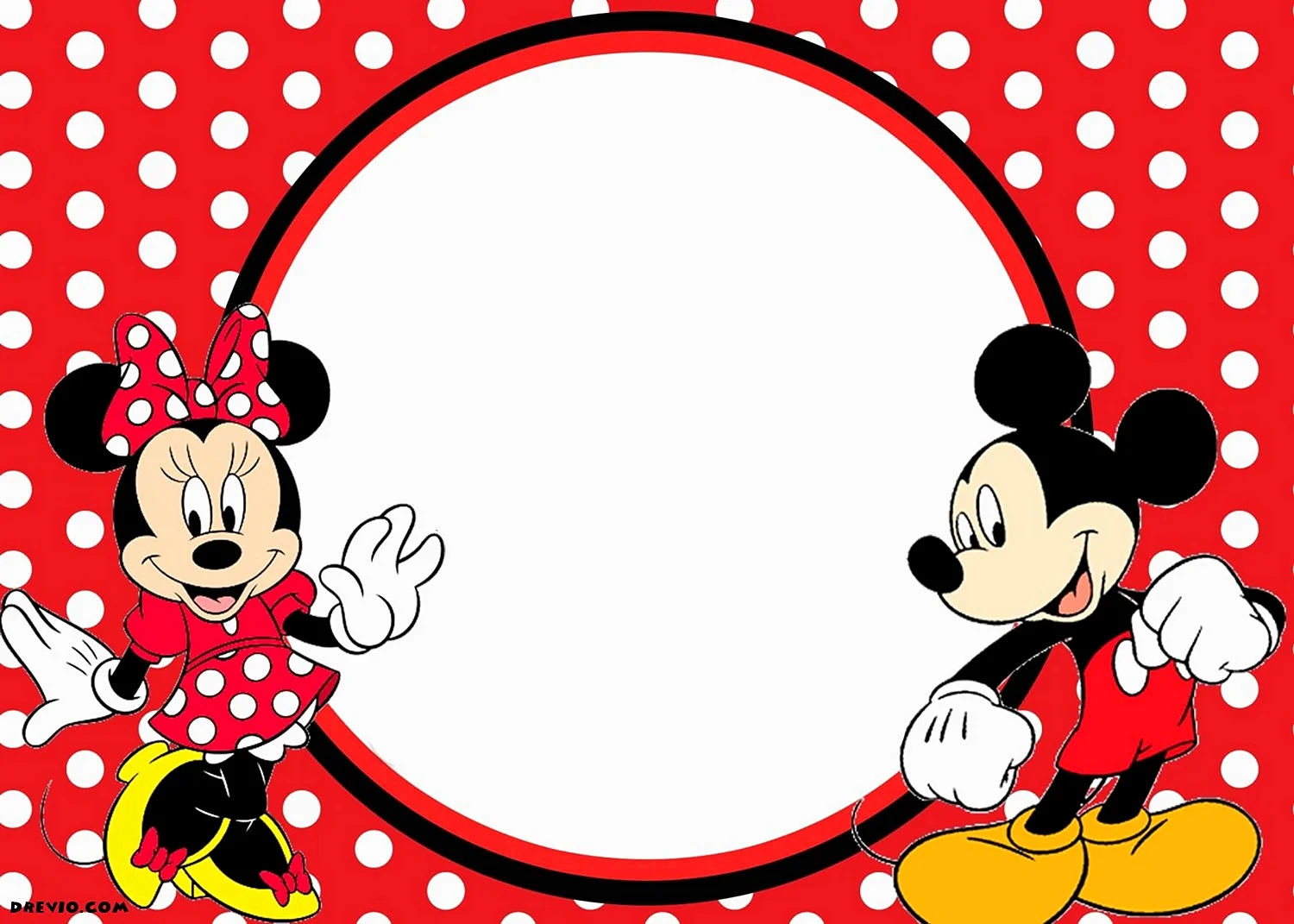 Minnie Mouse Invitation Wallpaper