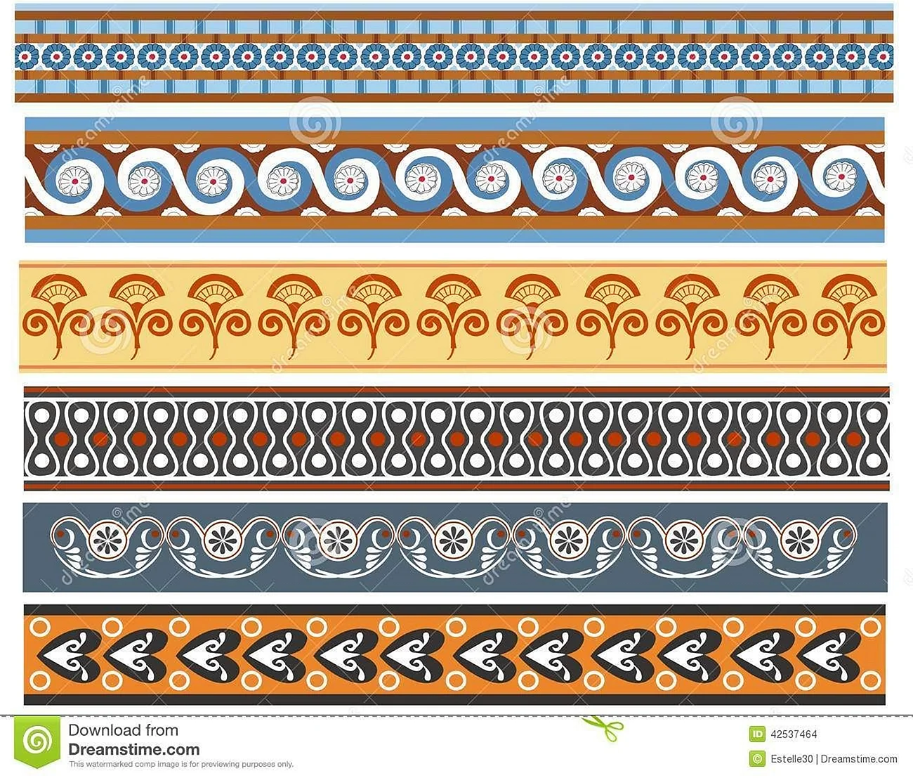 Minoan Patterns Wallpaper