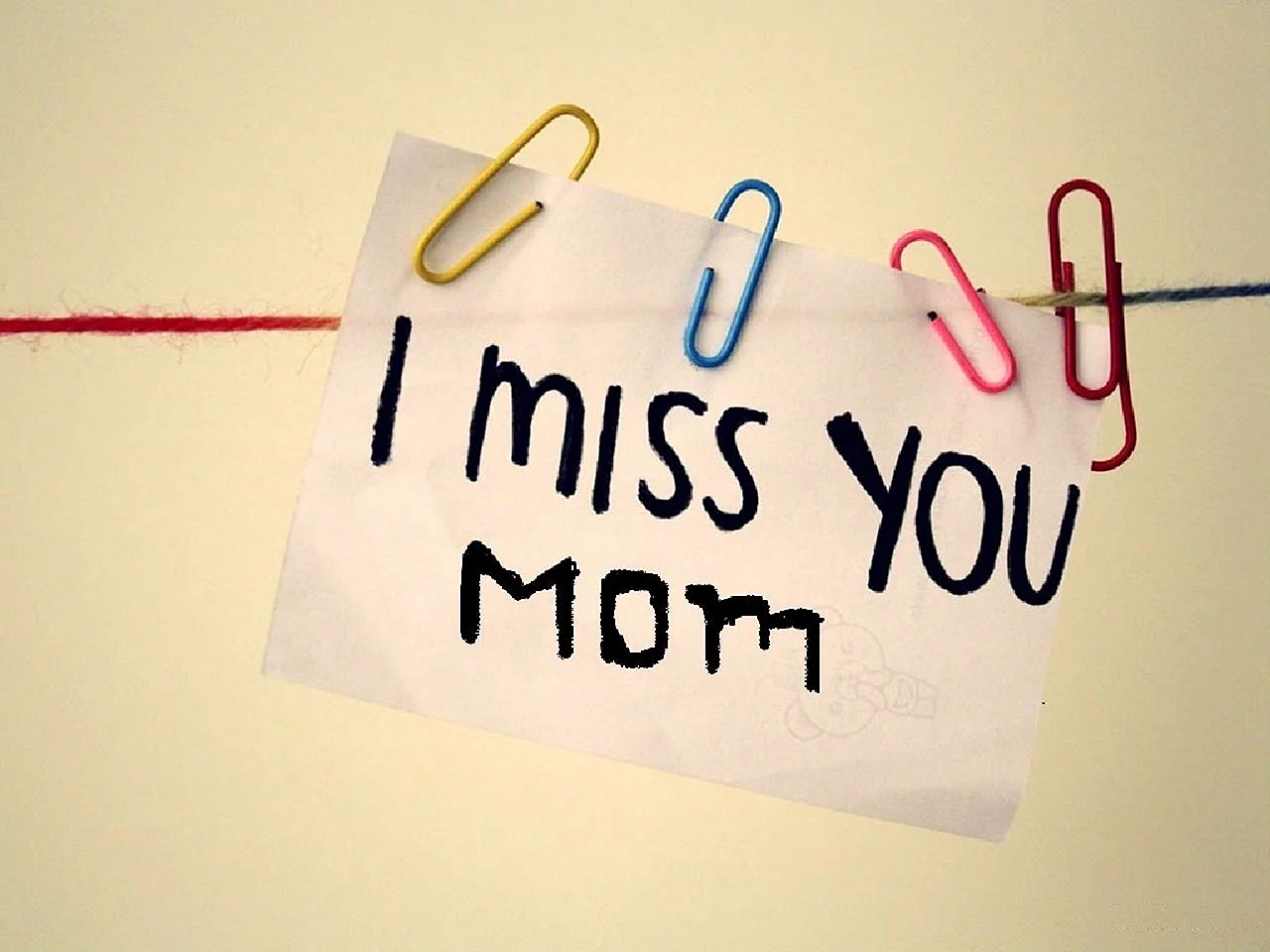 Miss You Mom Wallpaper