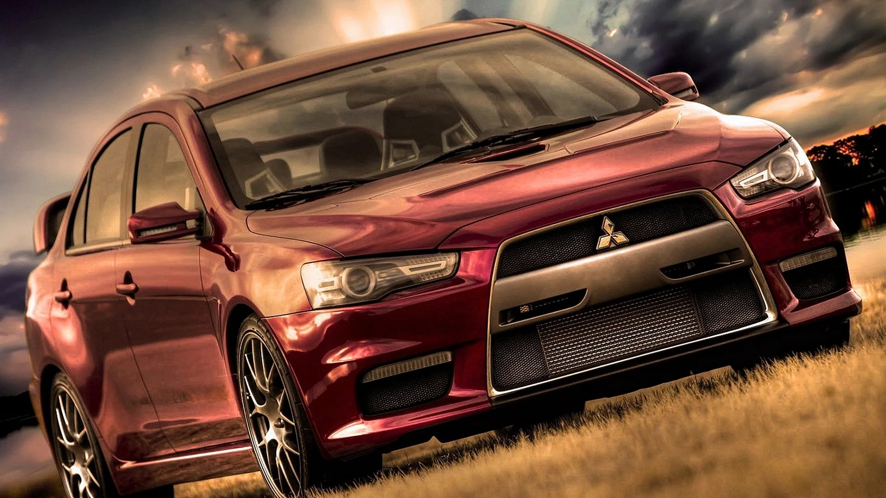 Mitsubishi Lancer Evolution 4K Wallpaper