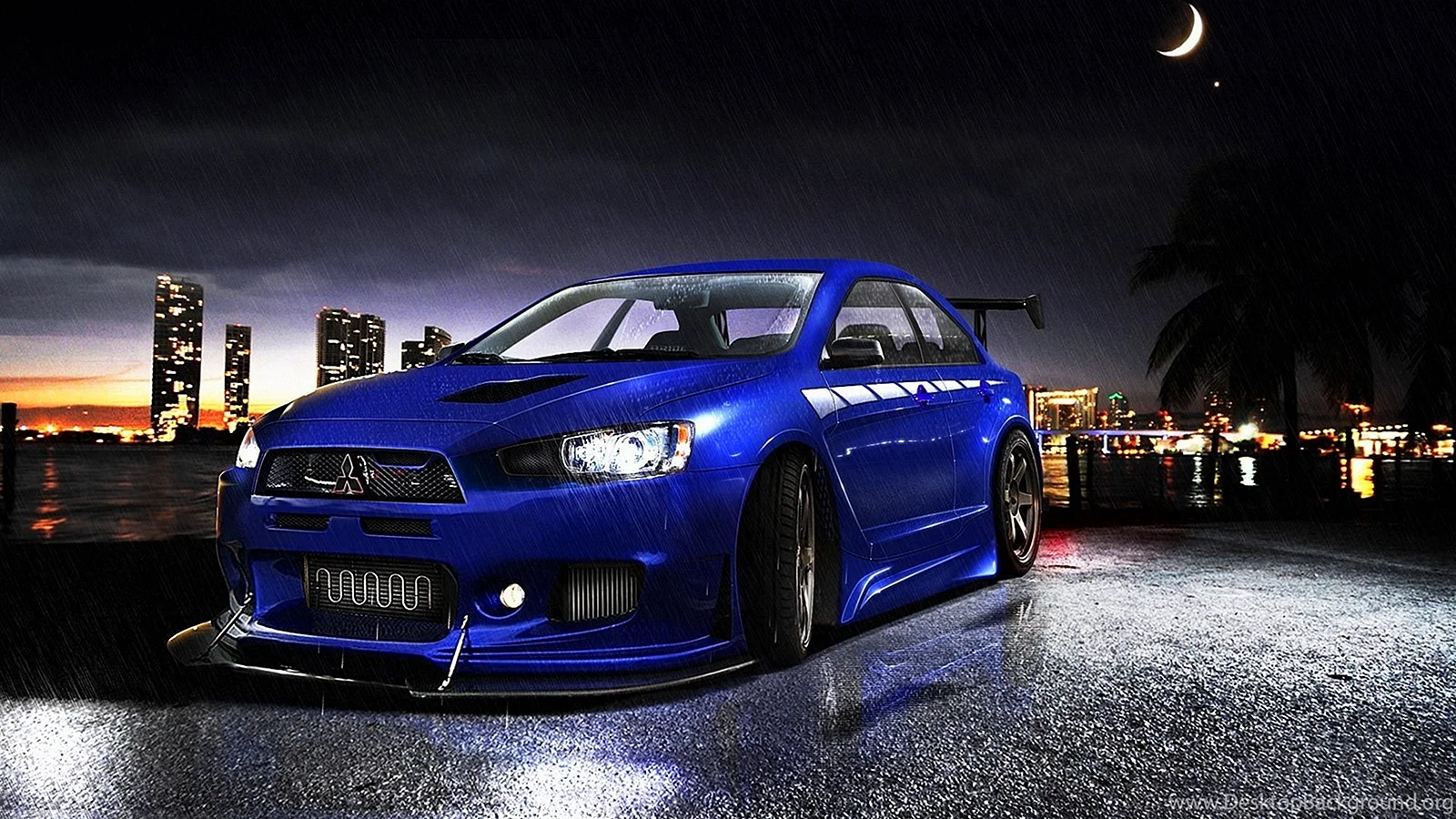 Mitsubishi Lancer X Modificated Wallpaper