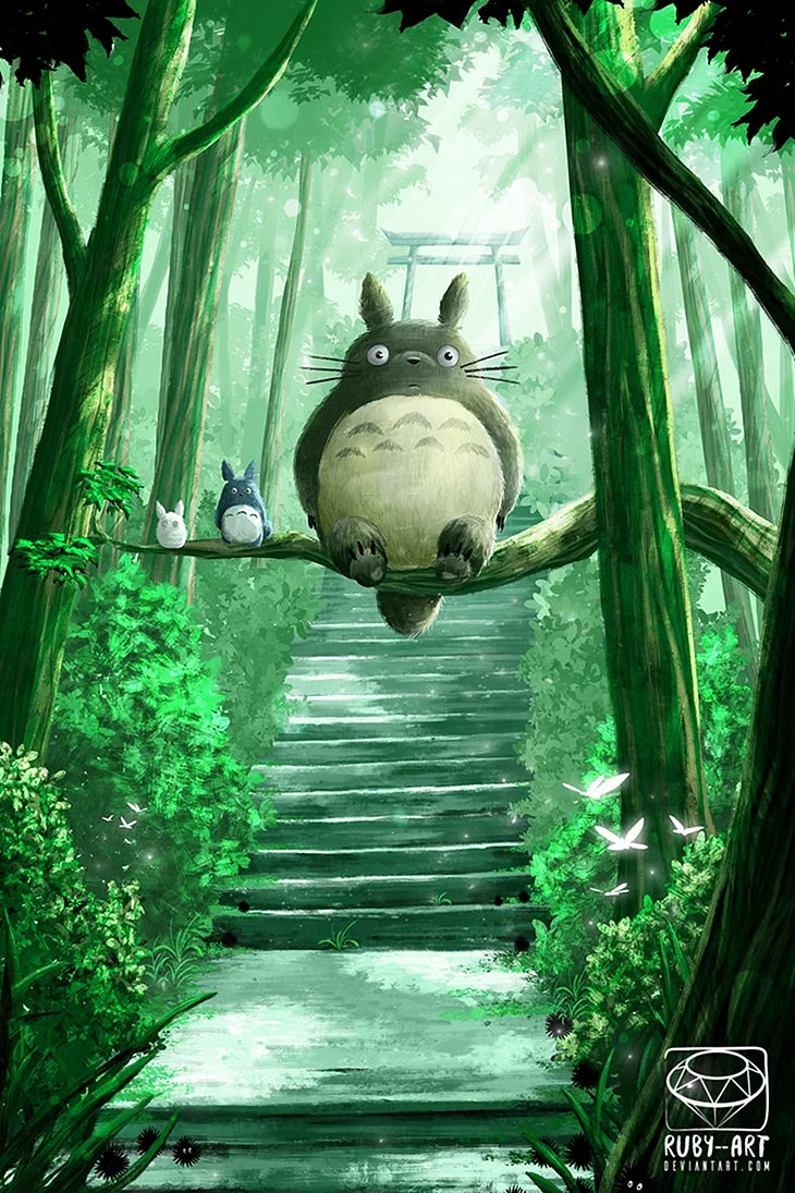 Miyazaki Hayao Totoro Wallpaper For iPhone