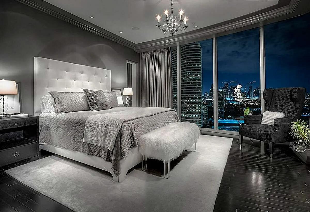 Modern Luxury Bedroom Design Wallpaper